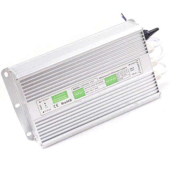 Fonte de alimentação IP67 à prova d'água de 12V DC a 110 - 240V AC