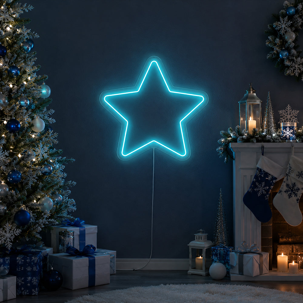 Star LED Neon Sign - Planet Neon in London Neon Zeichen gemacht