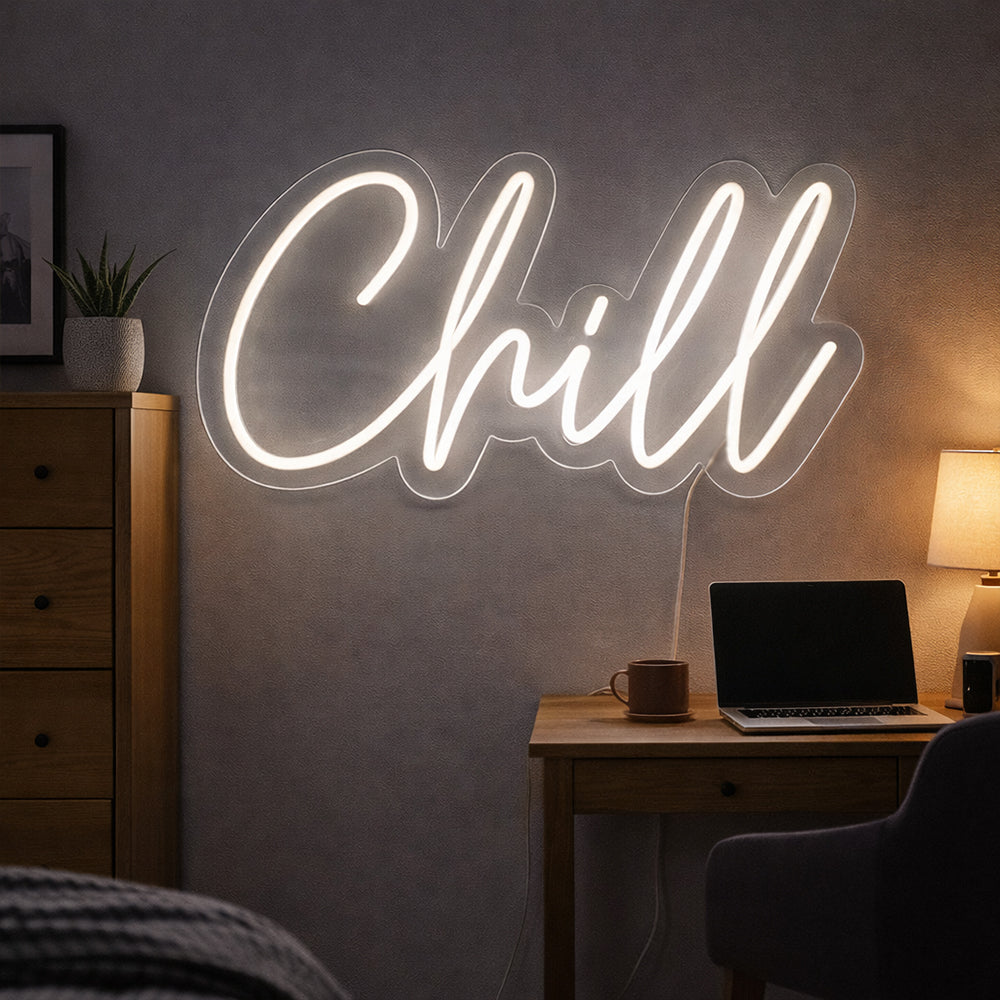 Chill Led Neon Sign - Planet Neon in London Neon Zeichen gemacht