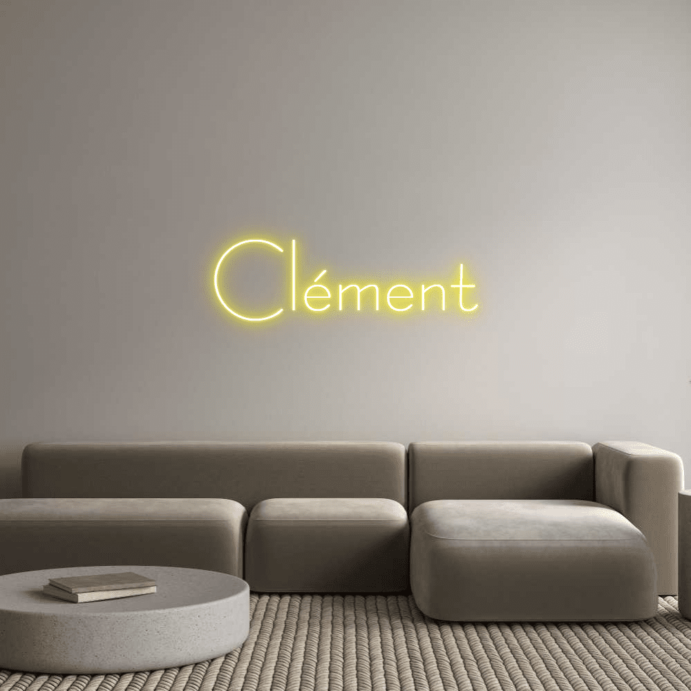 Letrero de neón personalizado Editor en línea Clément - Planet Neon