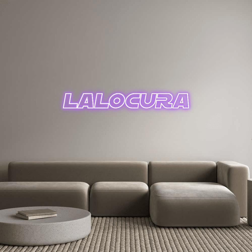 Editor en línea de letreros de neón personalizados LALOCURA - Planet Neon