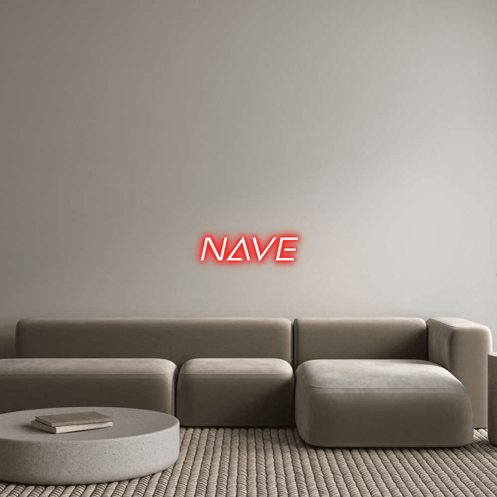 Editor en línea de letreros de neón personalizados NAVE - Planet Neon
