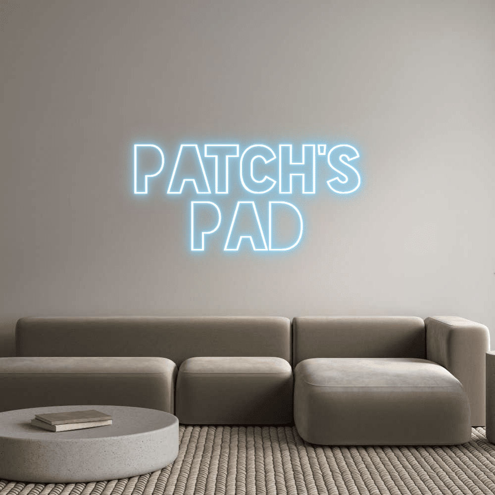 Editor en línea de letreros de neón personalizados PATCH'S PAD - Planet Neon