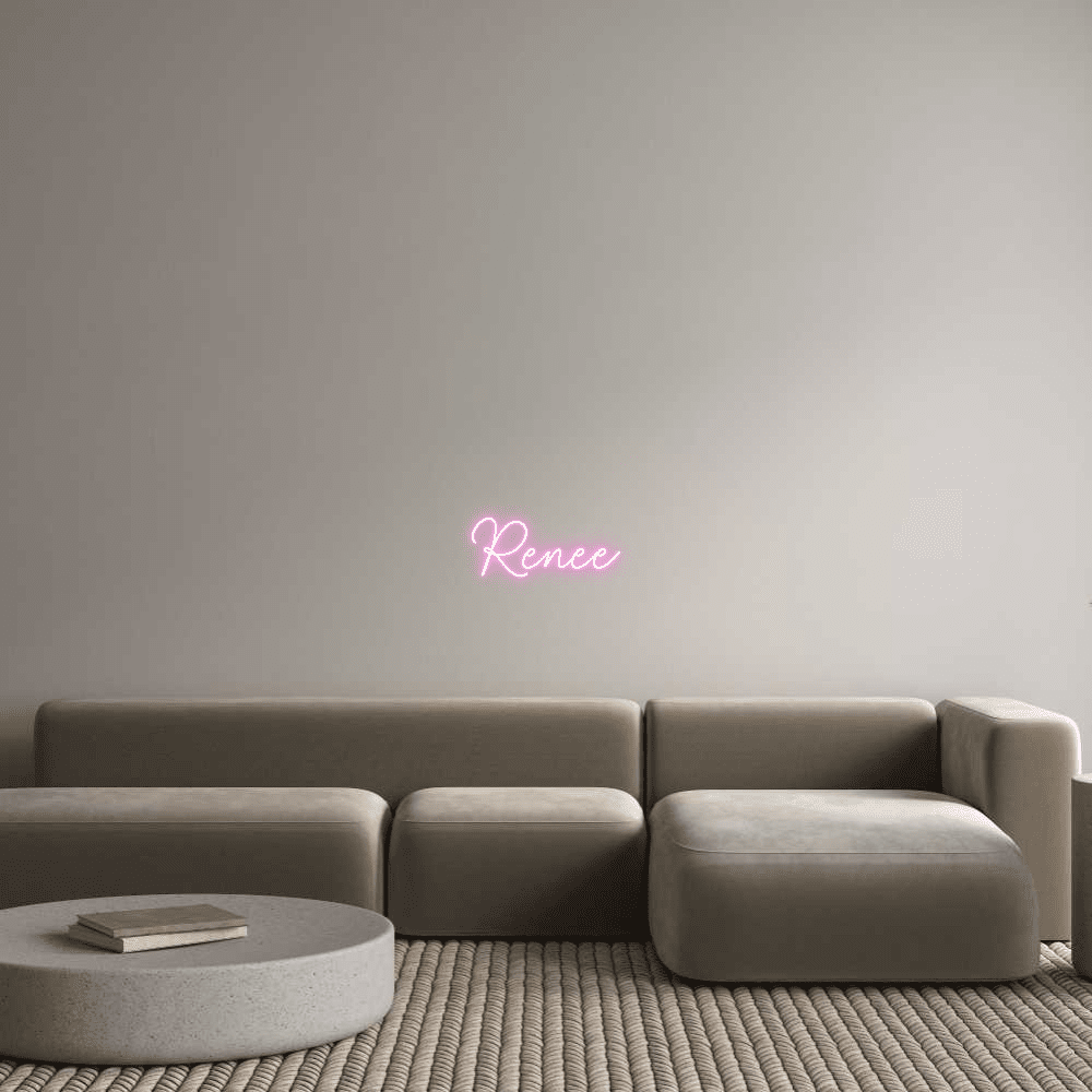 Editor en línea de letreros de neón personalizados Renee - Planet Neon