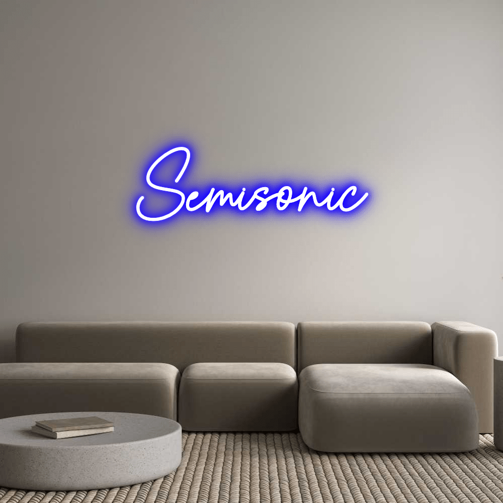 Editor en línea de letreros de neón personalizados Semisonic - Planet Neon