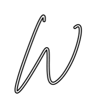 Editor en línea de letreros de neón personalizados W - Planet Neon