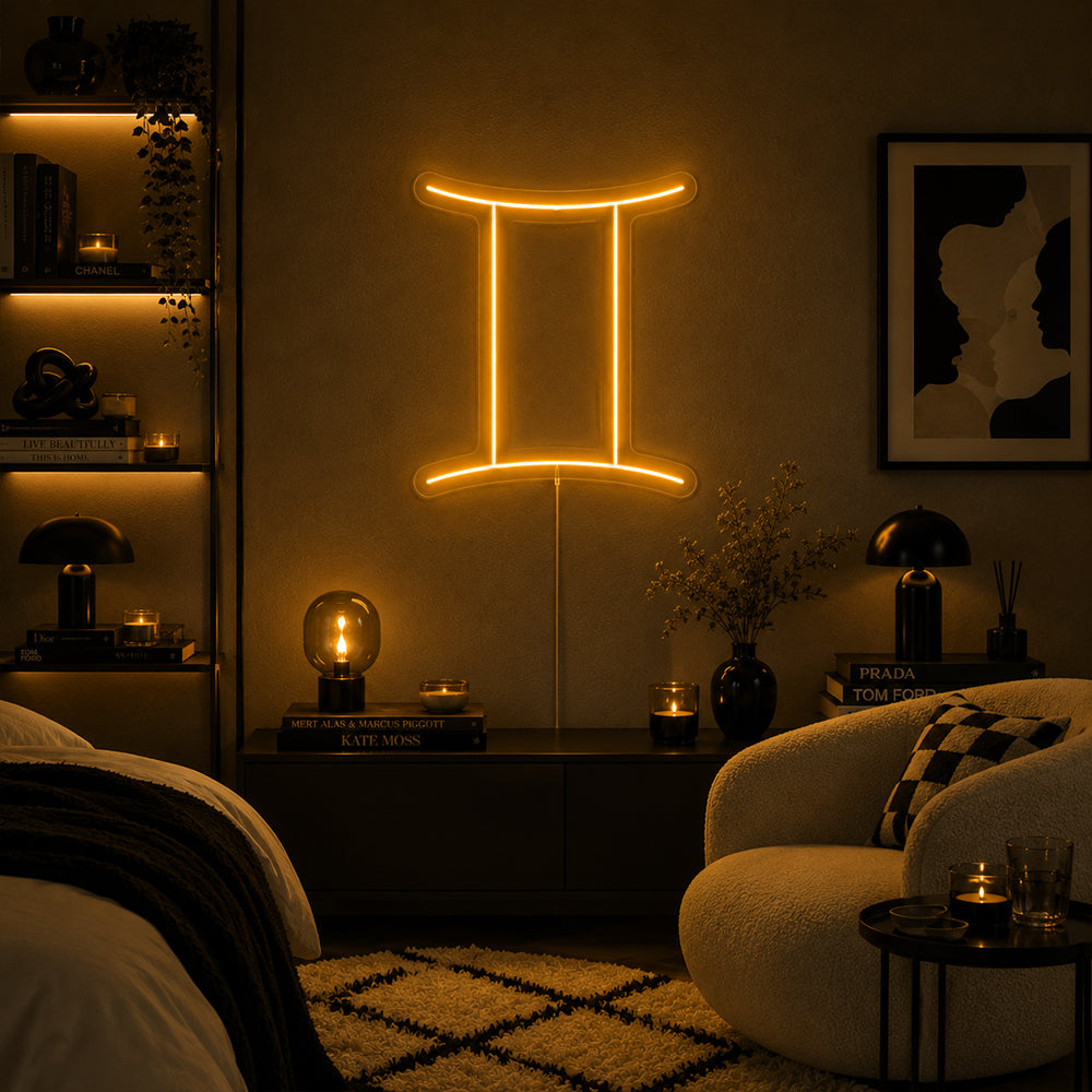 Gêmeos LED NEON SIGN - Made in London Zodiac Neon Signs