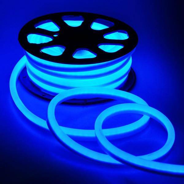 I LumoS 8x16mm BLUE Flexible IP65 Dimmable LED Neon Strip Light 12V 9W/m - Planet Neon
