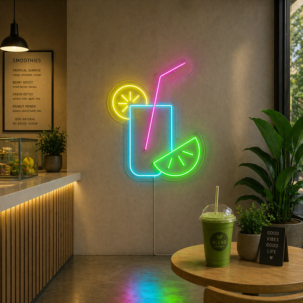 Limonade -Getränk -LED -Neonschild - Hergestellt in London Restaurants Neonschilder