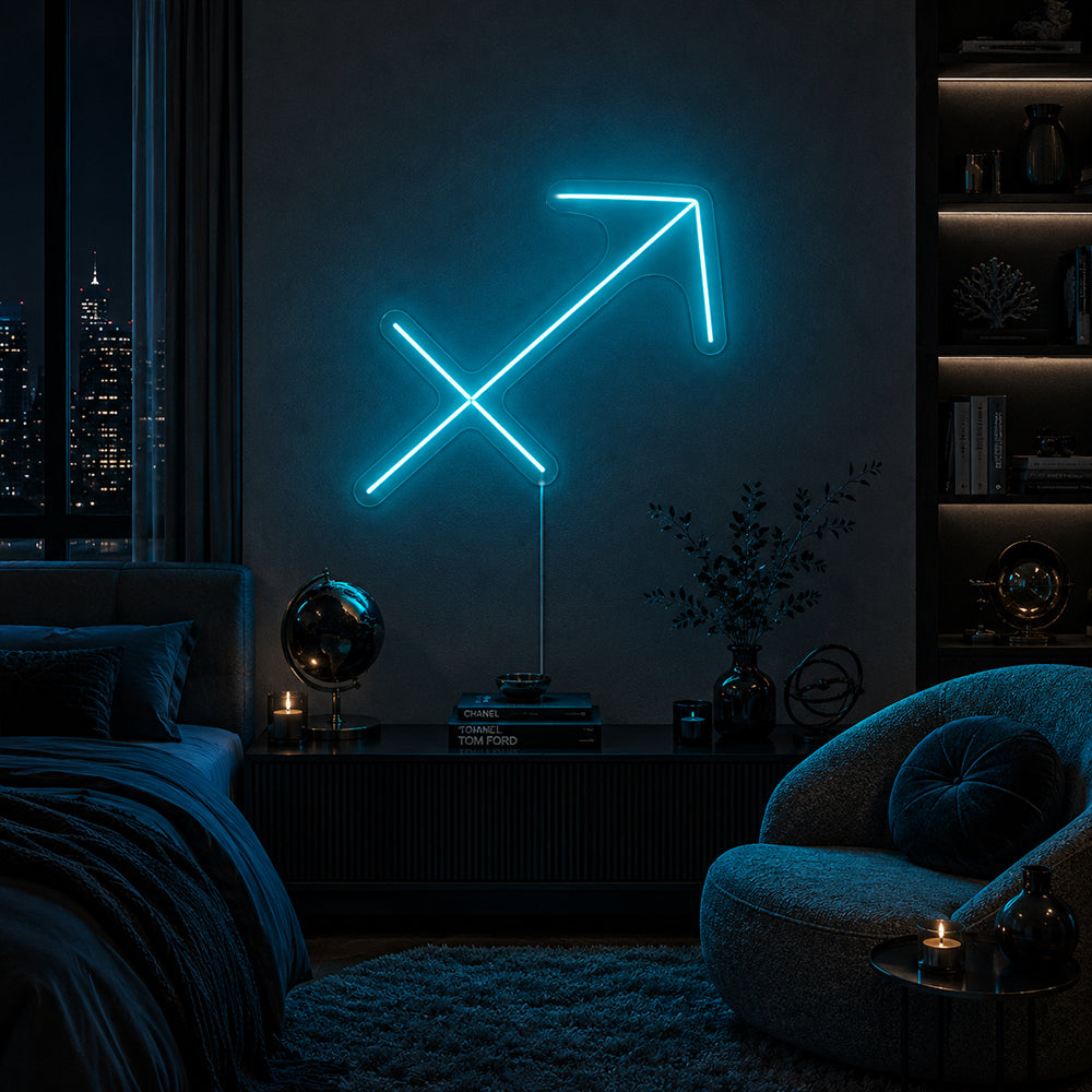 Sagittarius führte Neonzeichen - Made in London Zodiac Neon Zeichen