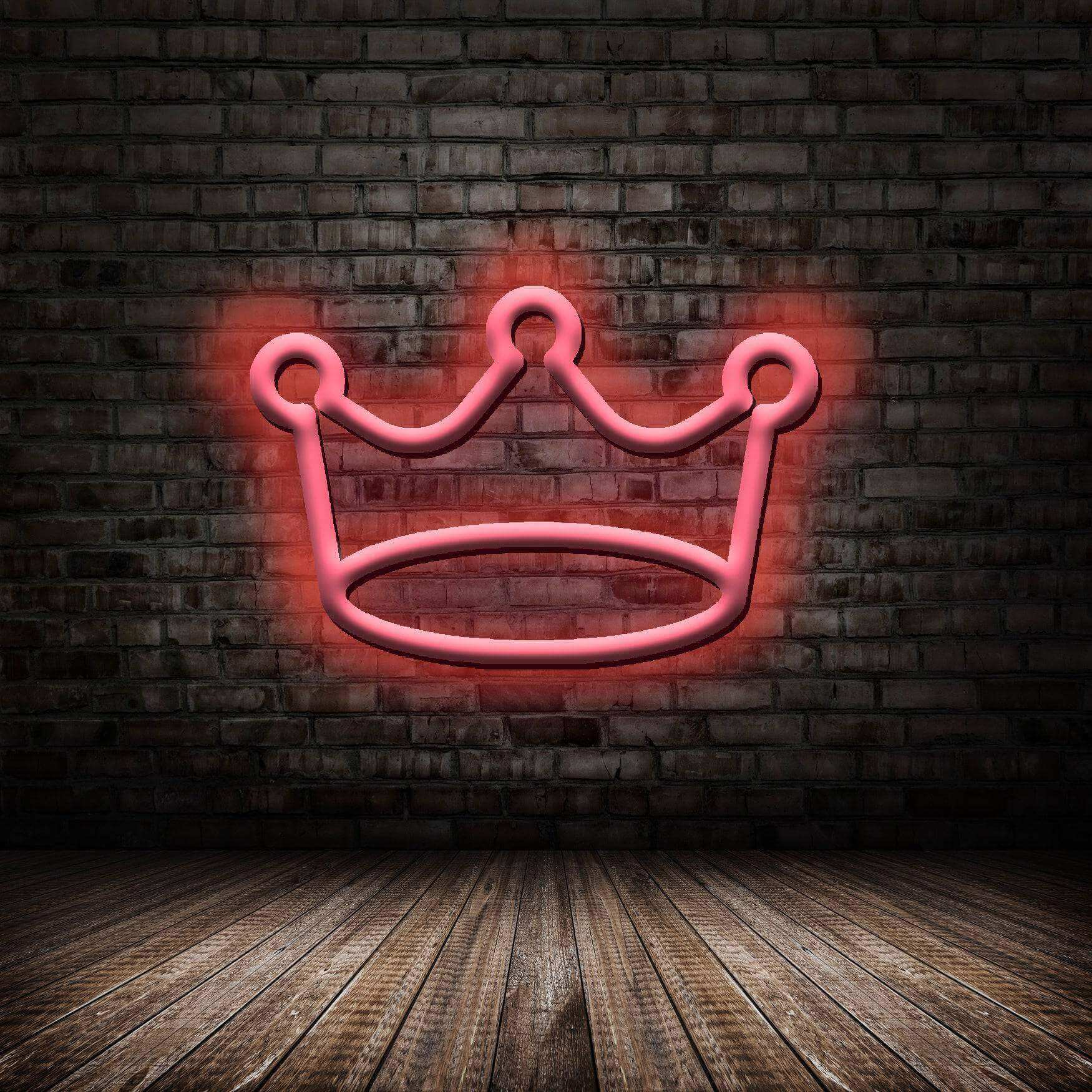 Crown LED Neon Sign - Planet Neon Made in London Neon Signs - Planet Neon