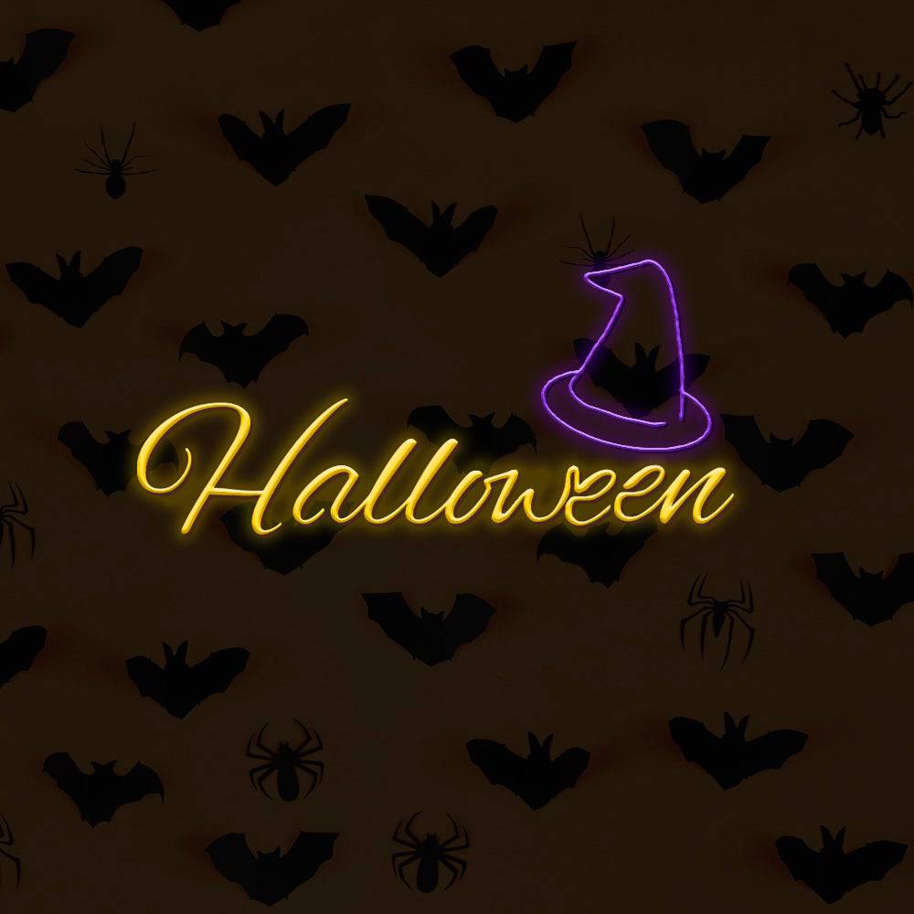 Placa de néon LED de Halloween - Placas de néon feitas em Londres - Planeta Neon