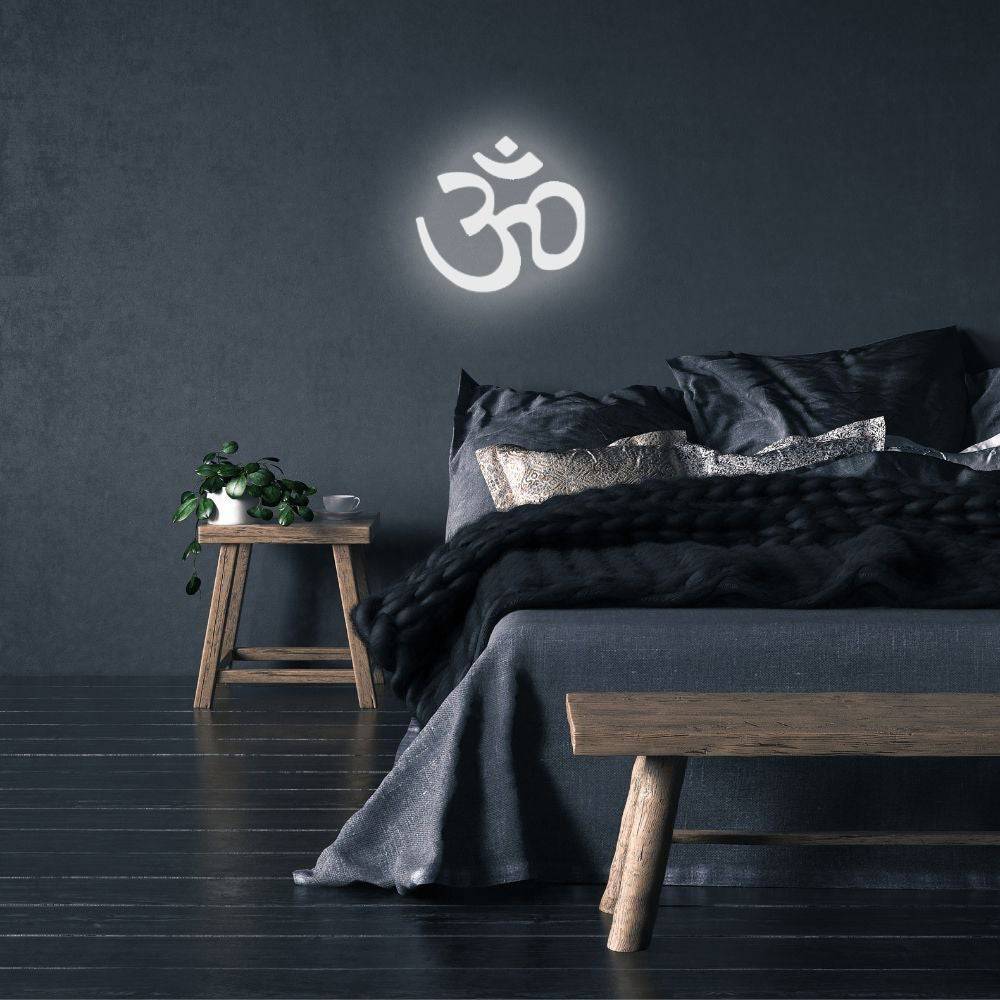 Placa de néon LED Hindu Om - Planet Neon feita em Londres Placas de néon - Planet Neon