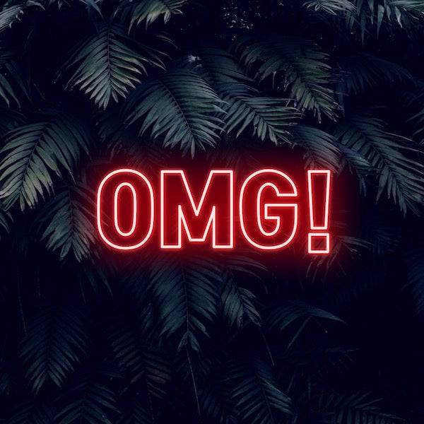 OMG! Outline LED Neon Sign - Planet Neon Made in London Neon Signs - Planet Neon