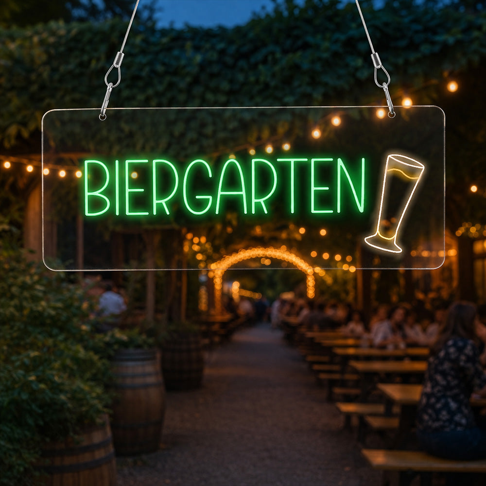 Øl krus førte neonskilt - lavet i London Emoji Neon Signs