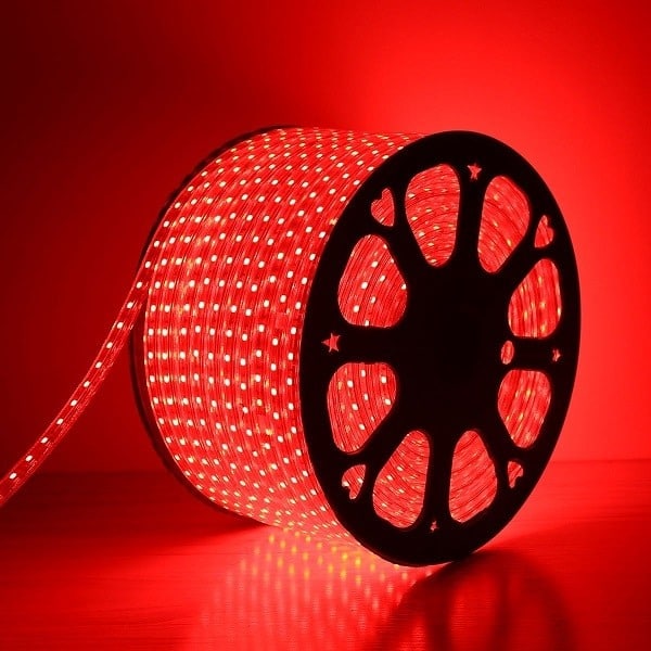 Luz de tira SMD vermelha de 7x11mm