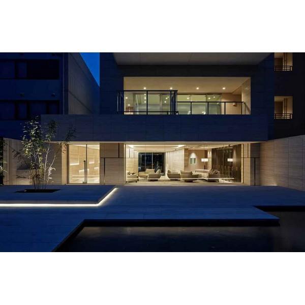 exibição de luz de tira para casa ao ar livre
