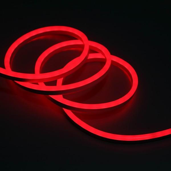 Luzes de tira de néon LED vermelhas
