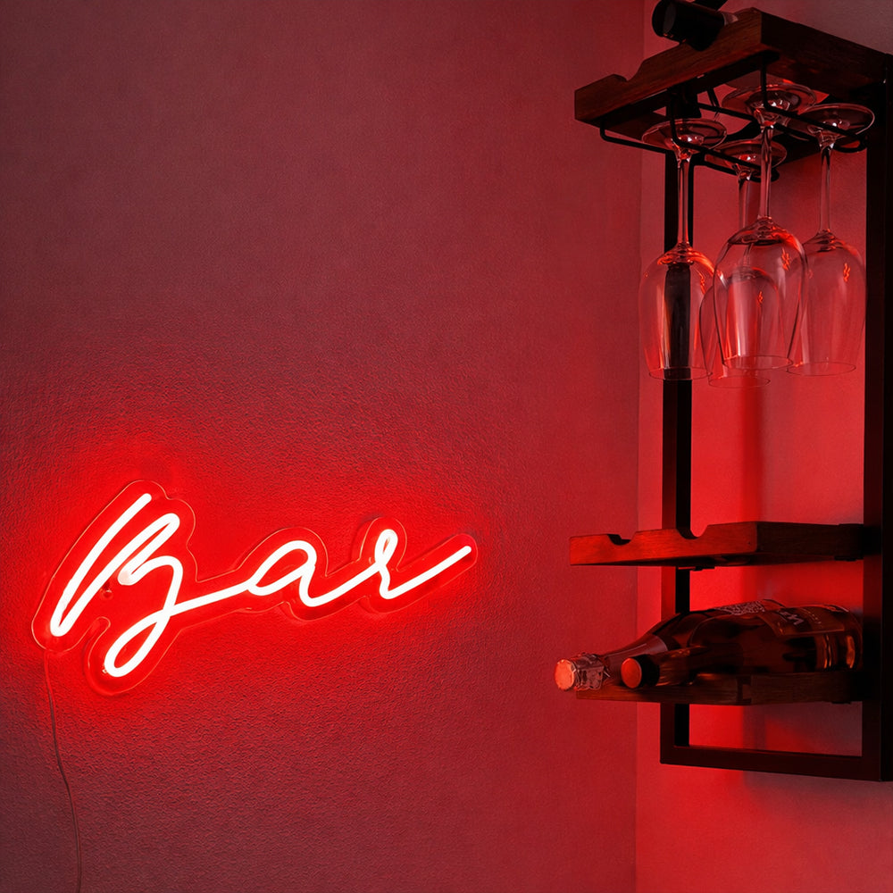 BAR SCRIPT LED LED NEON SILH