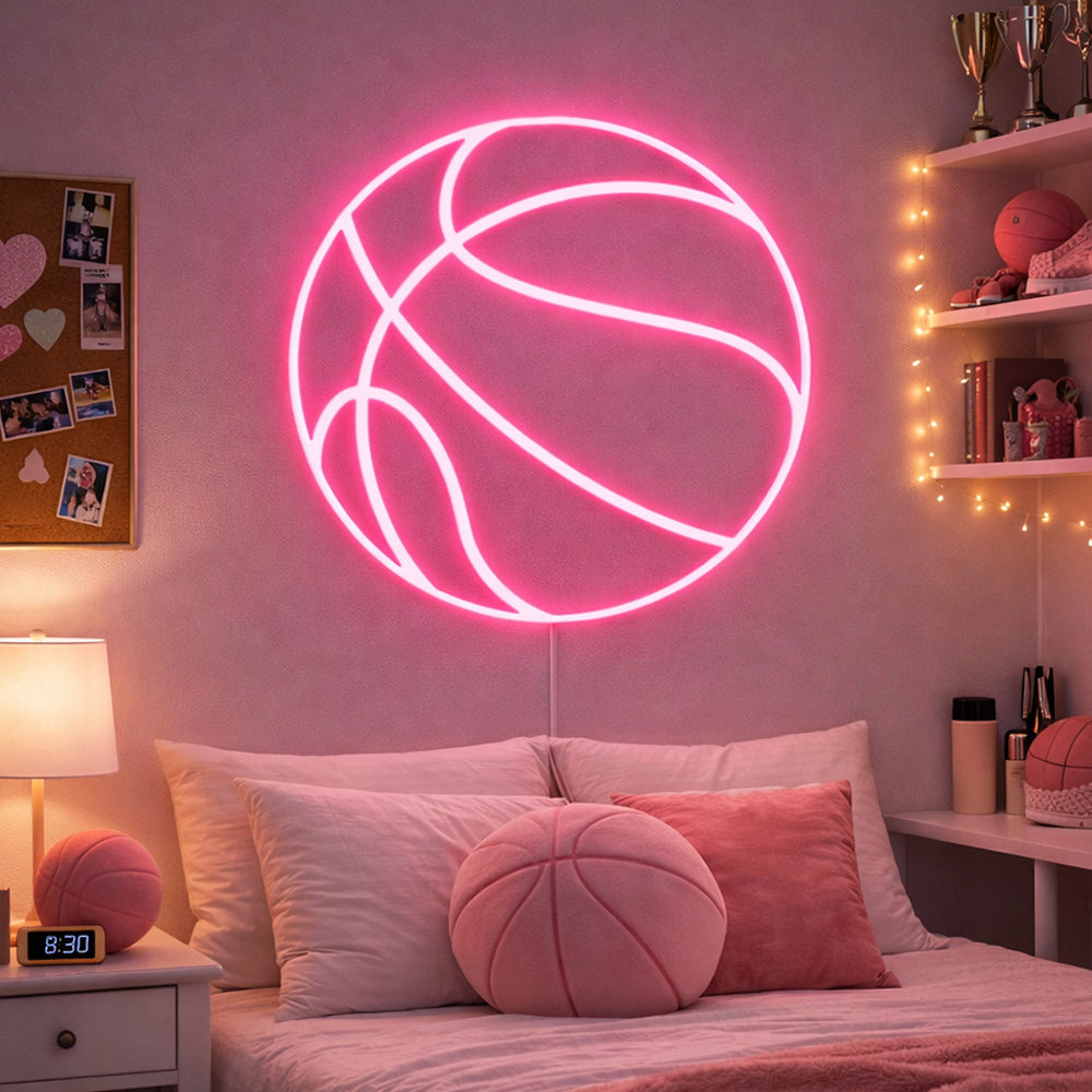 Basketball -LED -Neonschild - Planet Neon in London Neon Zeichen gemacht