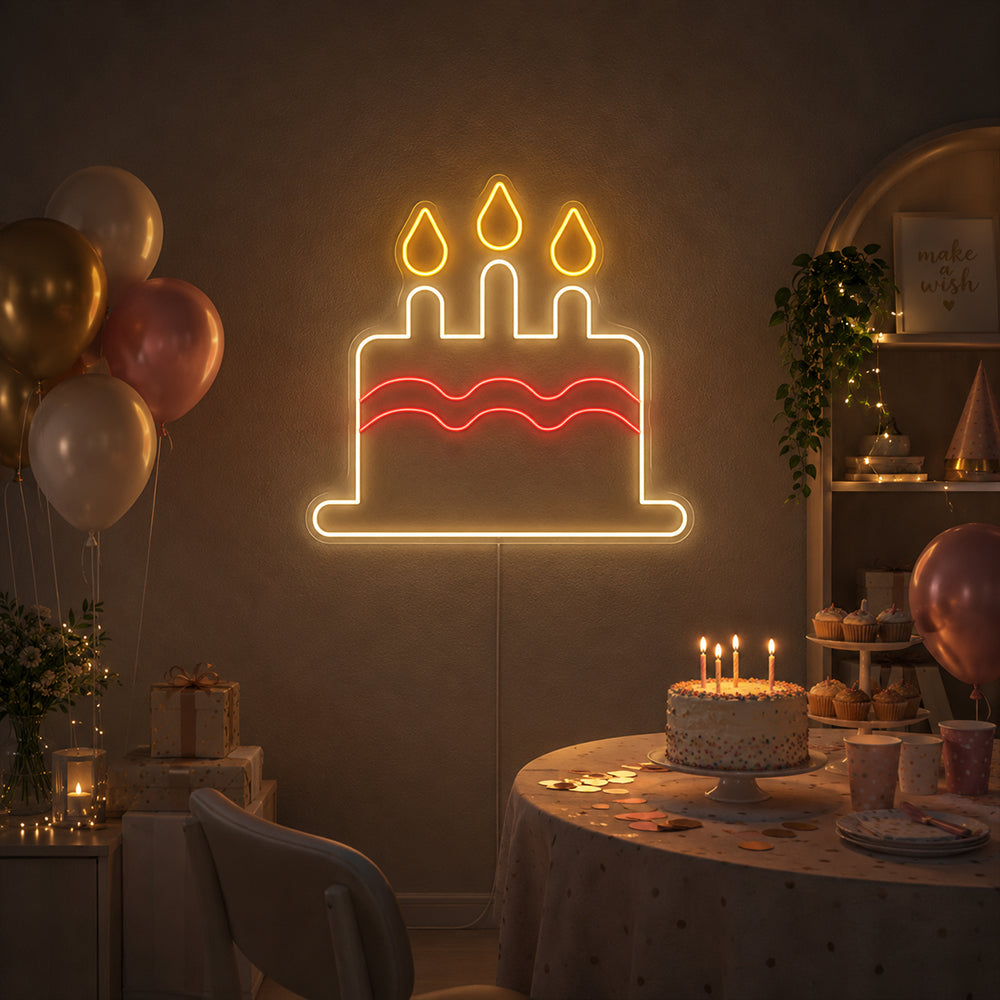 Cartel de cumpleaños LED NEON START - Hecho en Londres Party Neon Signs