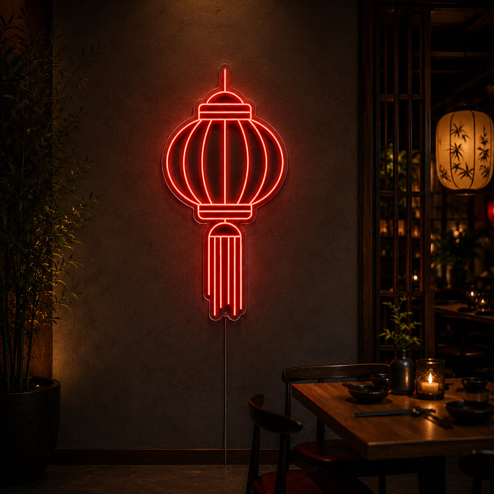 Signo de néon liderado por lâmpada chinesa - Feito em Londres Culture Neon Signs