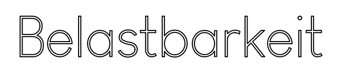 Editor en línea de letreros de neón personalizados Belastbarkeit - Planet Neon
