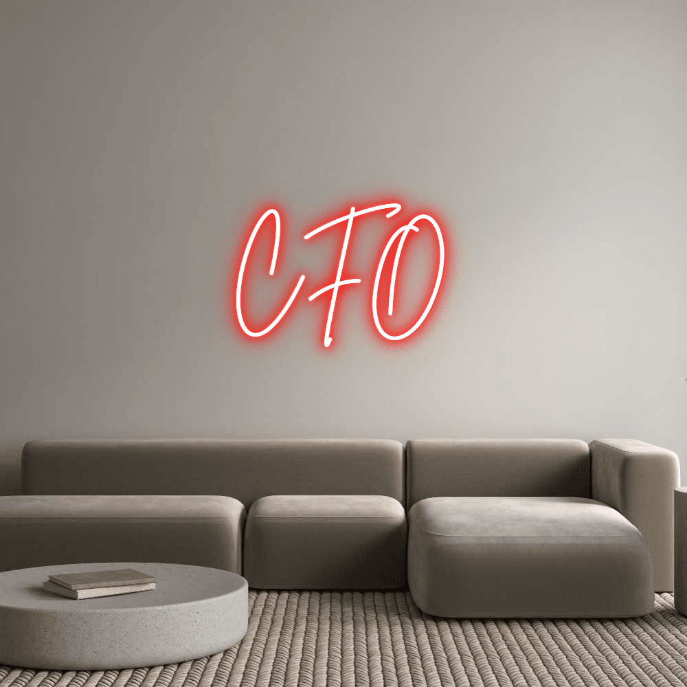 Editor en línea de letreros de neón personalizados CFO - Planet Neon