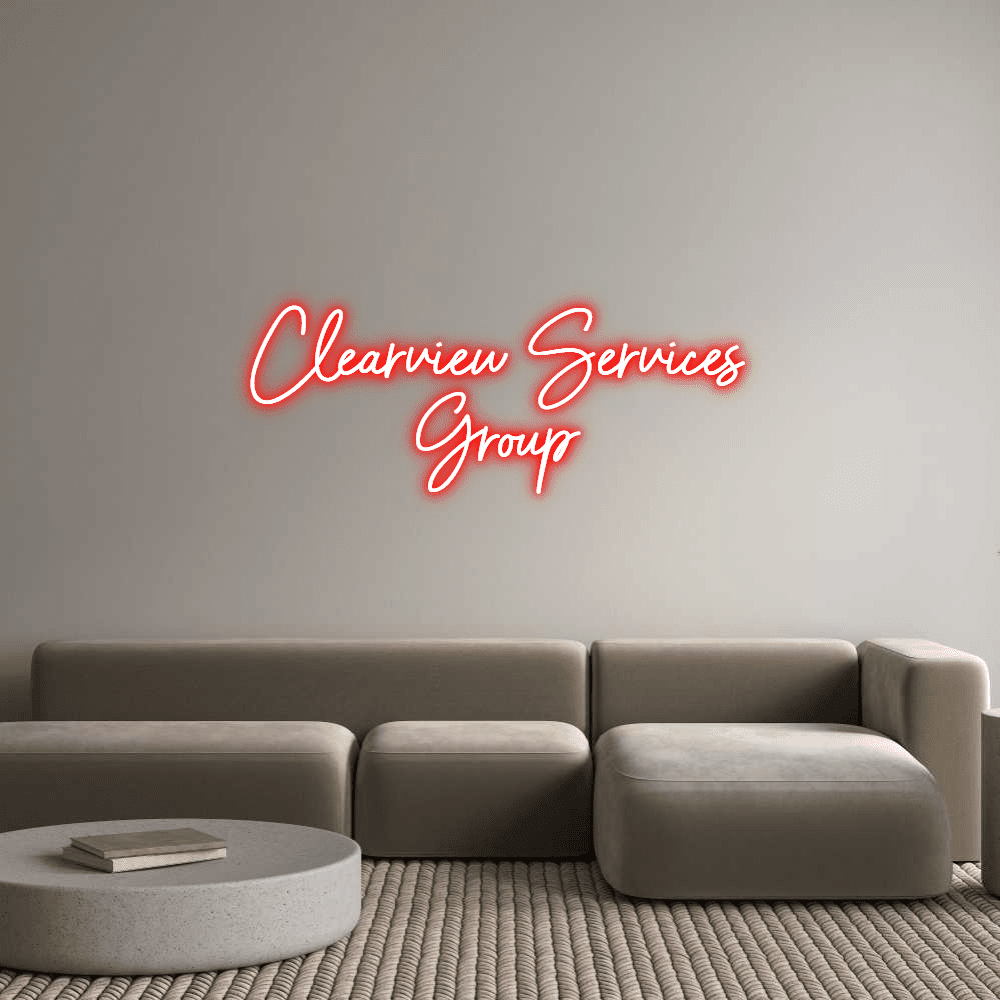 Editor en línea de letreros de neón personalizados Clearview Servi... - Planet Neon