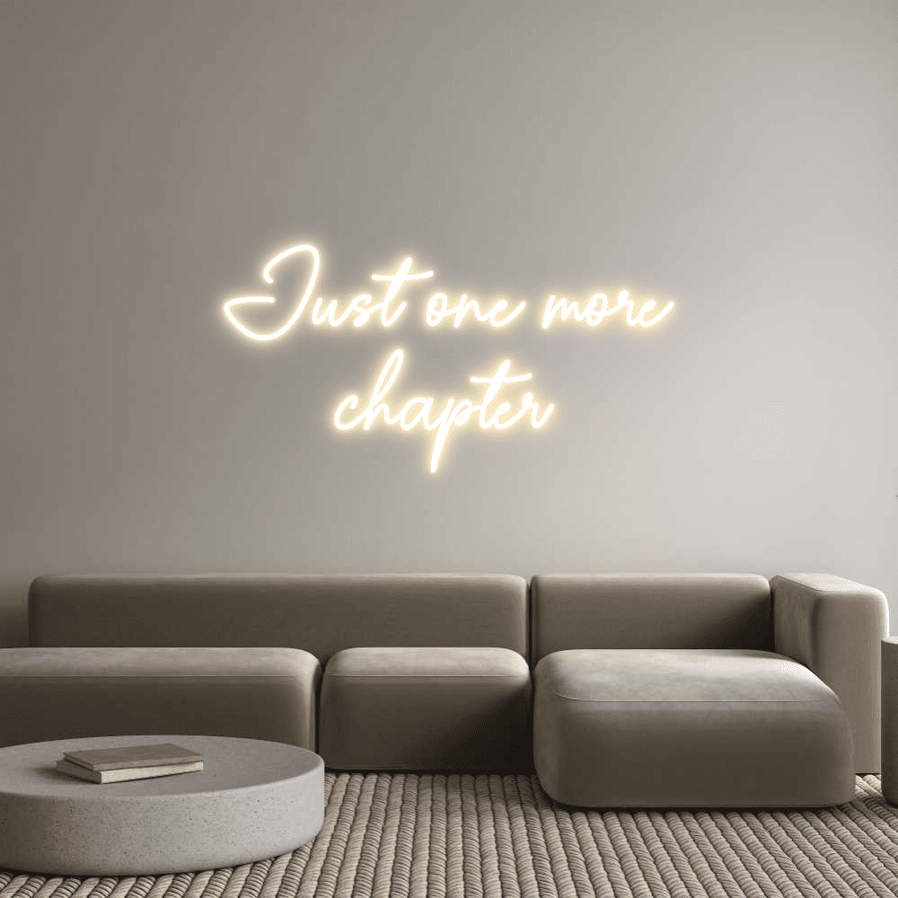 Editor en línea de letreros de neón personalizados Solo una c más... - Planet Neon