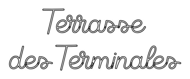 Editor en línea de letreros de neón personalizados Terrasse des Te... - Planet Neon
