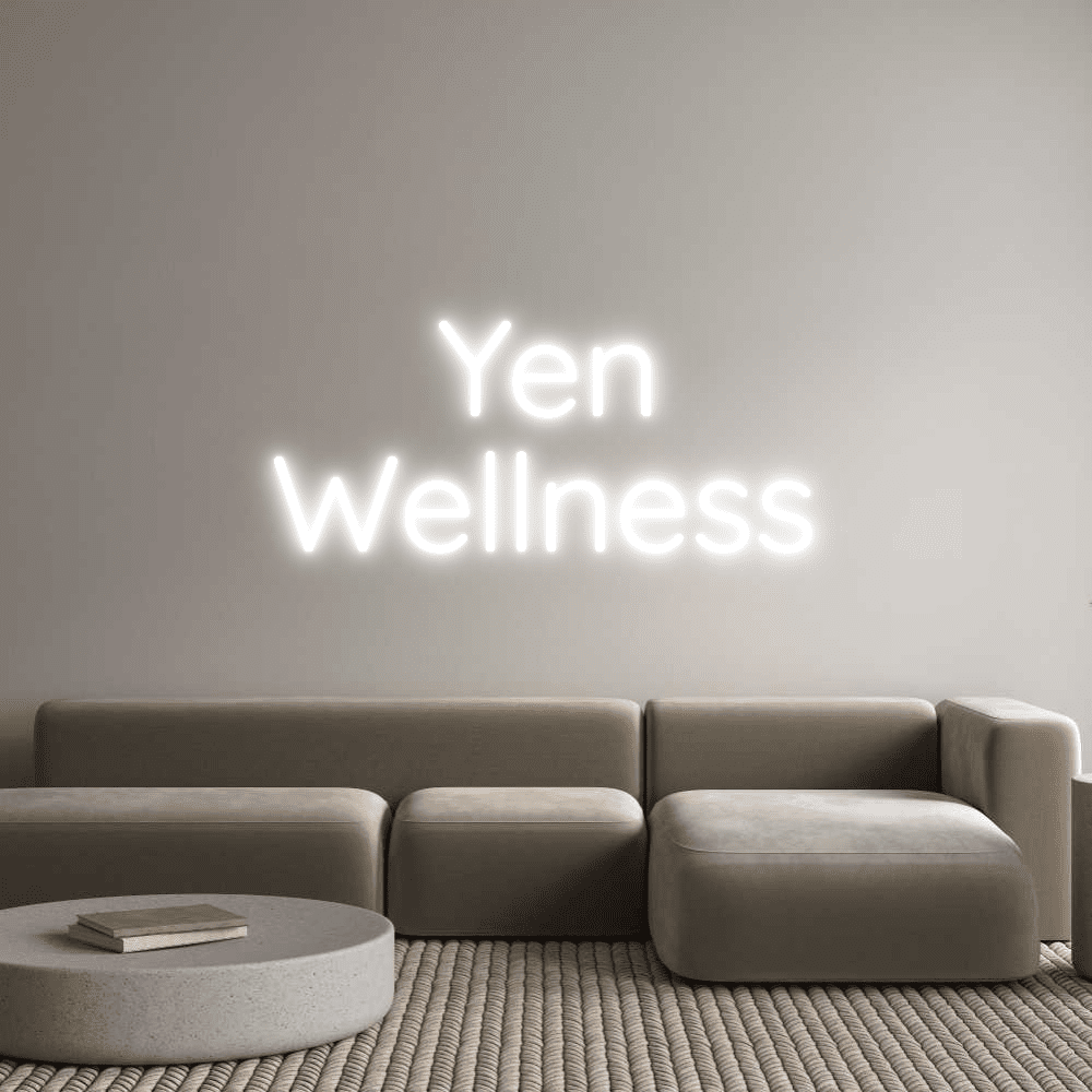 Editor en línea de letreros de neón personalizados Yen Wellness - Planet Neon