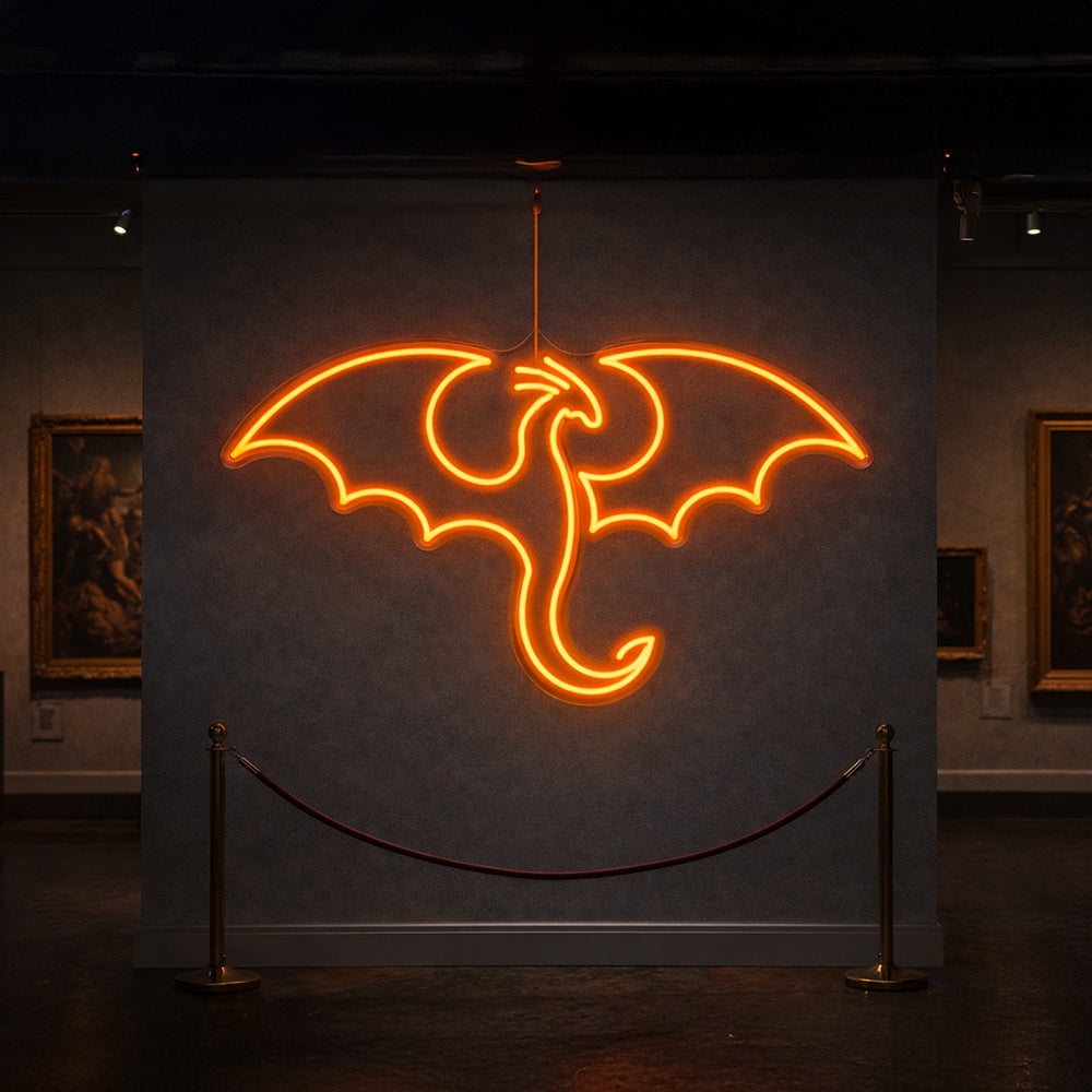 Dragão Flying Liderado LED NEON SIGN - Planet Neon feito em Londres Neon Signs