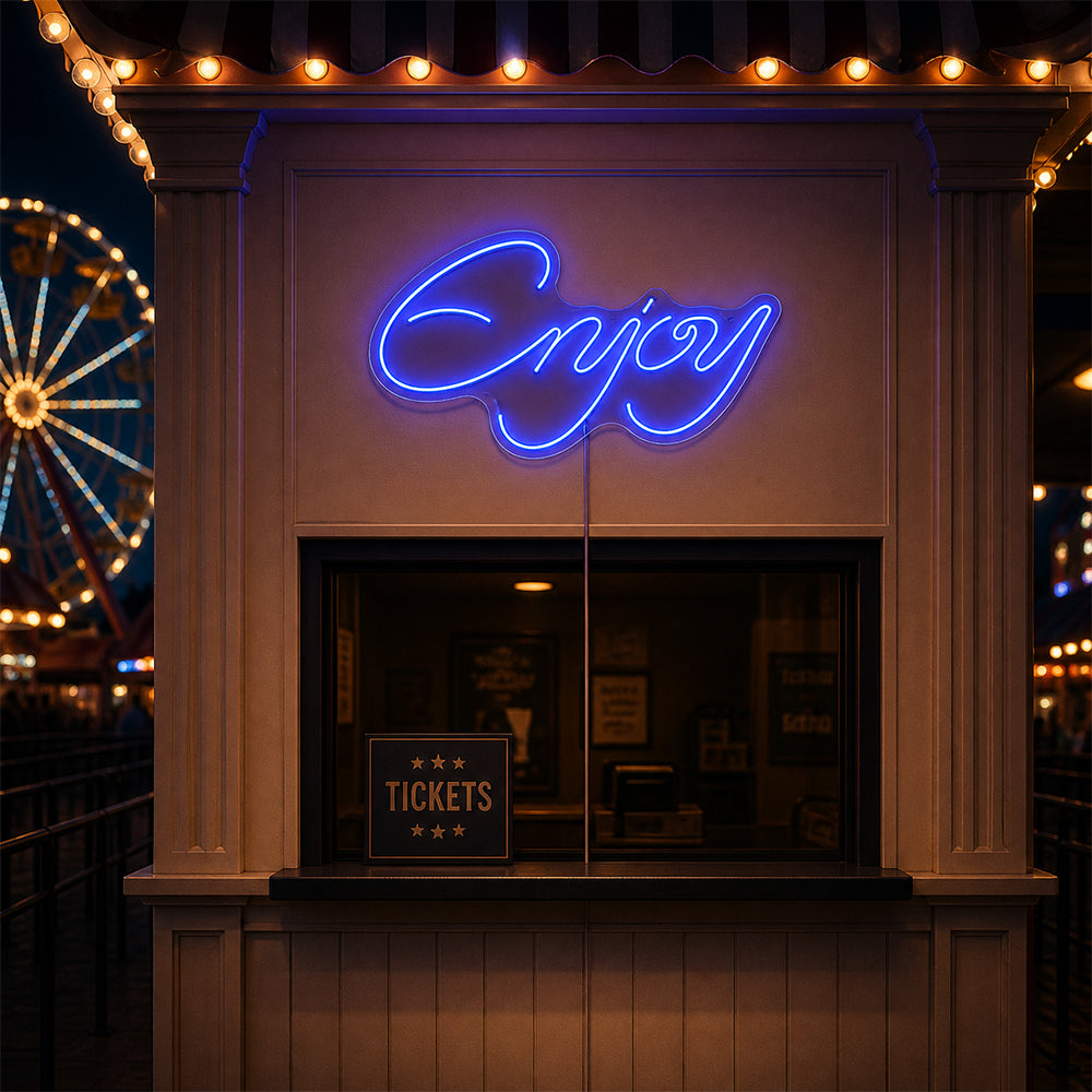 Desfrute de led signo de néon - Made in London Food Inspirational Neon Signs