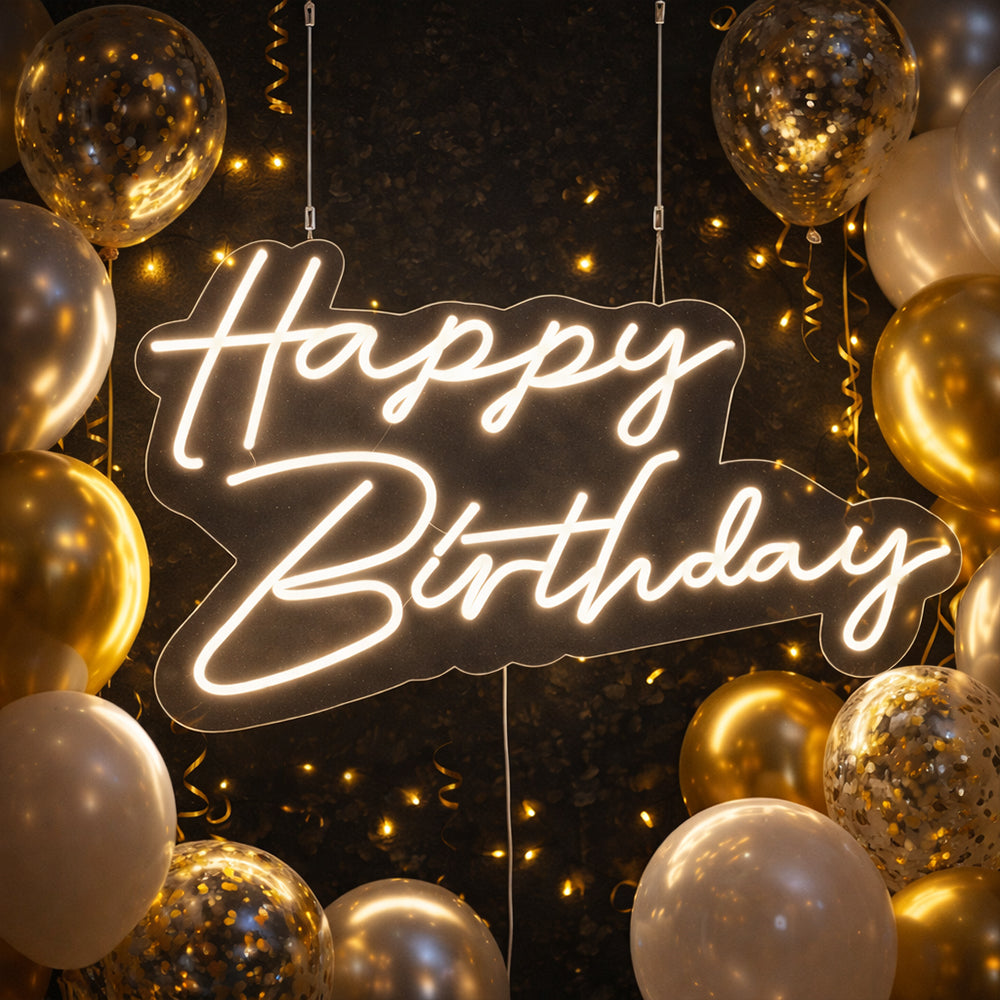 Feliz Aniversário LED SILH