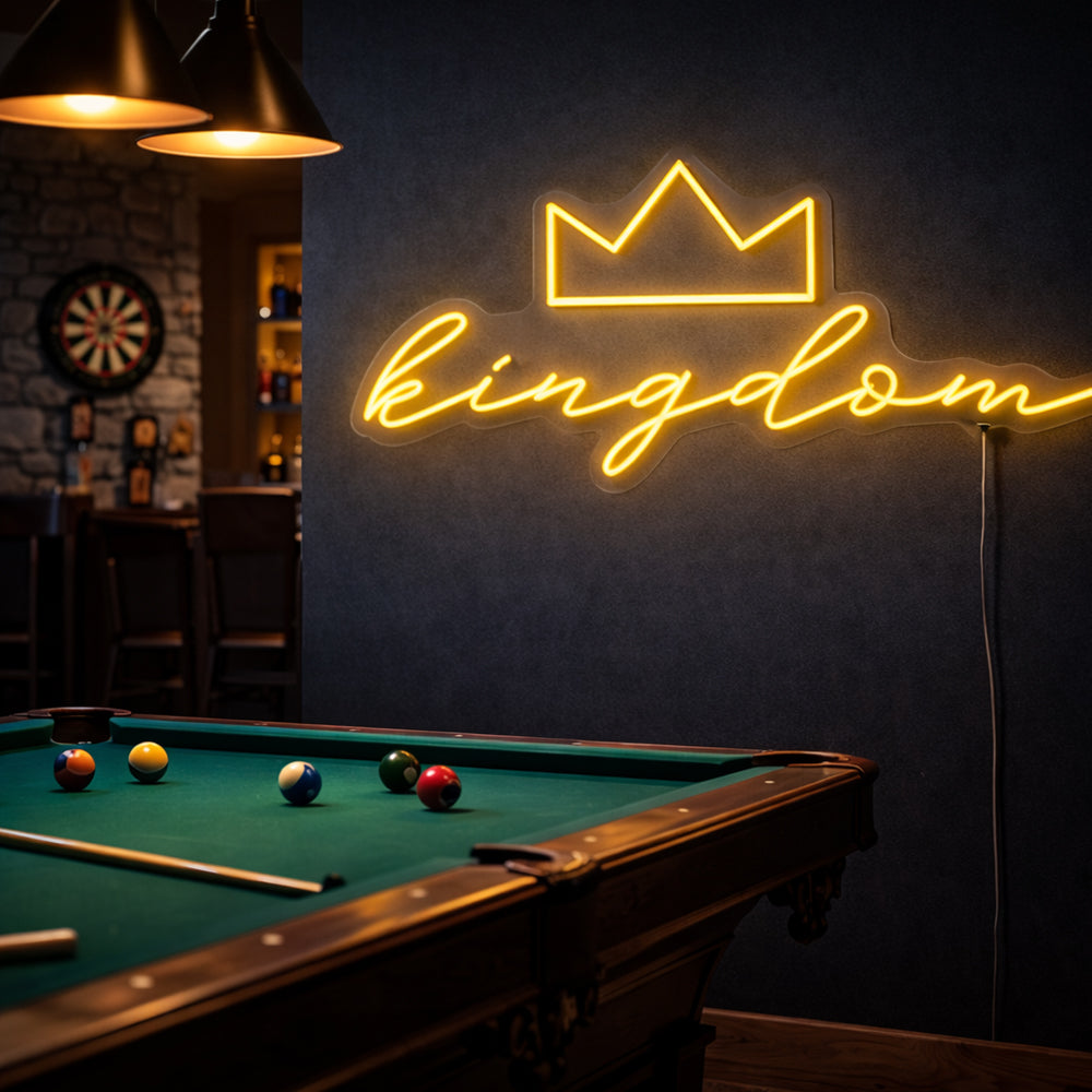 Kingdom -LED -Neonzeichen - Planet Neon in London Neon Zeichen gemacht