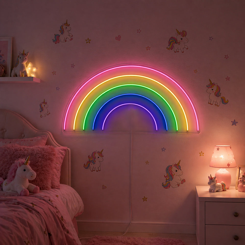 Sinal de néon LED arco-íris - Planet Neon feito em sinais de néon de Londres