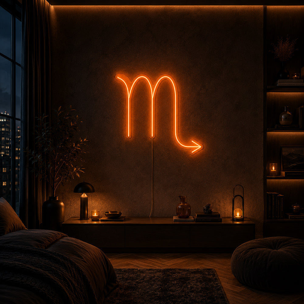 Scorpio -LED -Neonzeichen - Made in London Zodiac Neon Zeichen