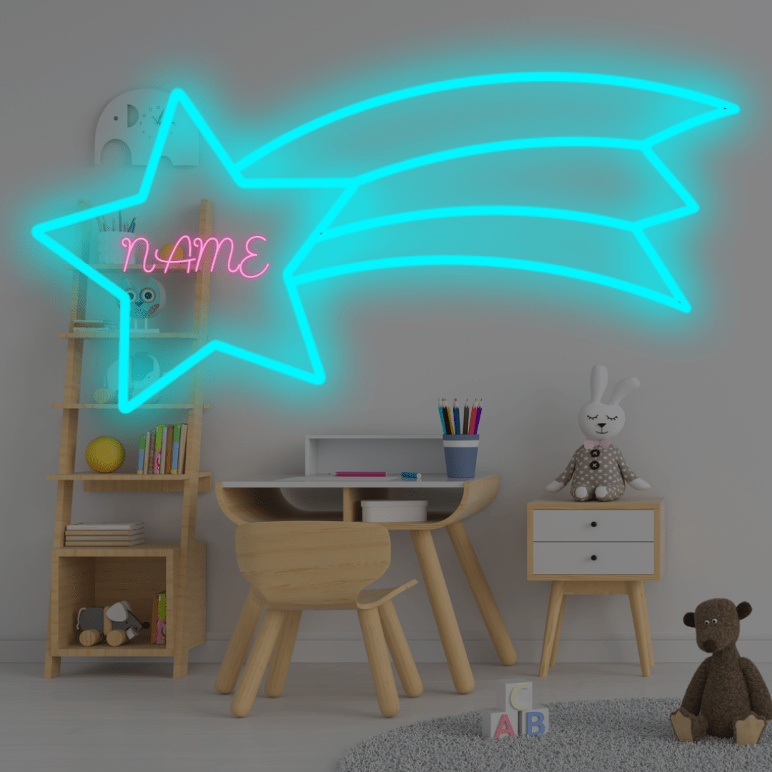 Shooting Star Part Custom LED Neon Schild – Planet Neon