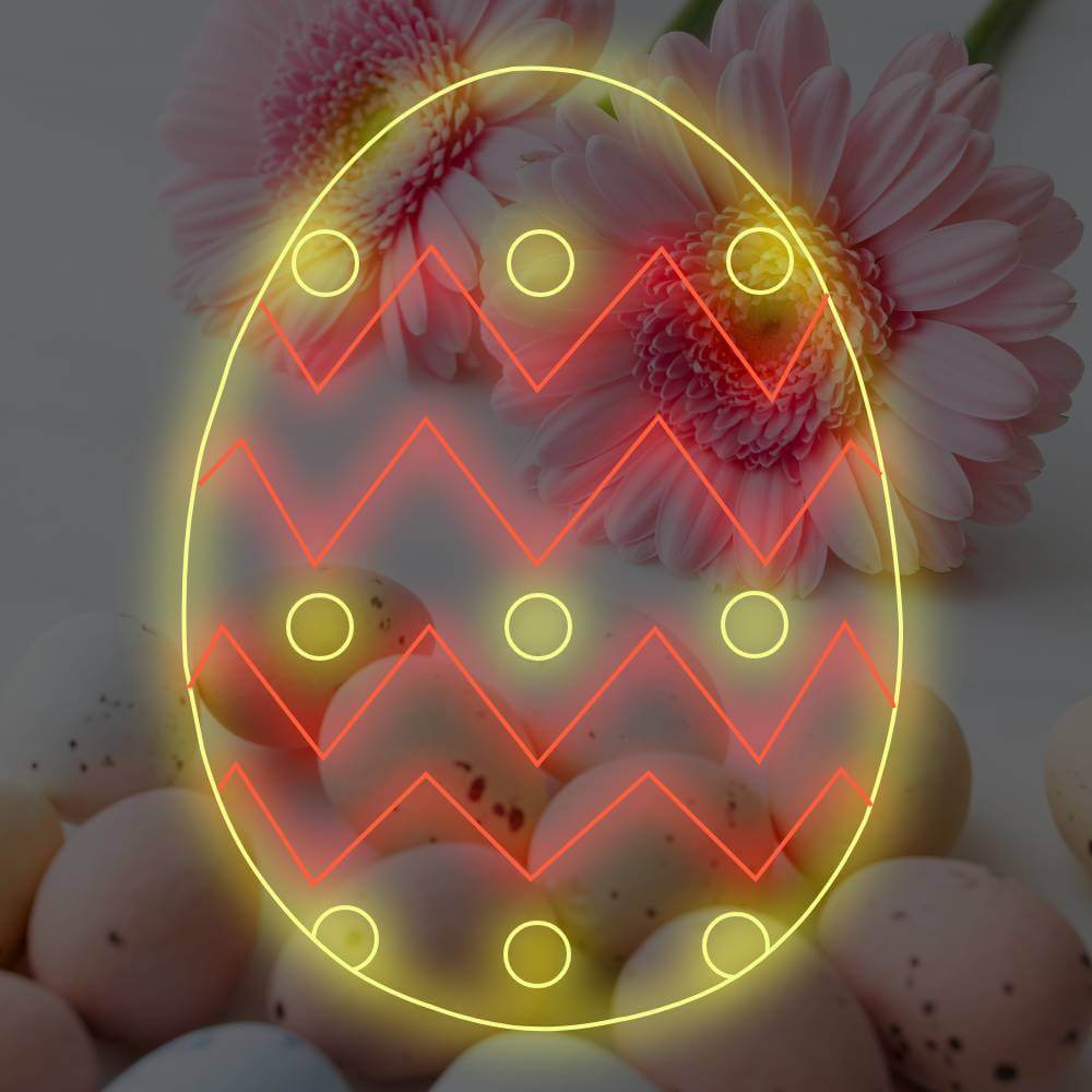 Easter Egg LED Neon Sign - Made in London Decorations Neon Signs - Planet Neon