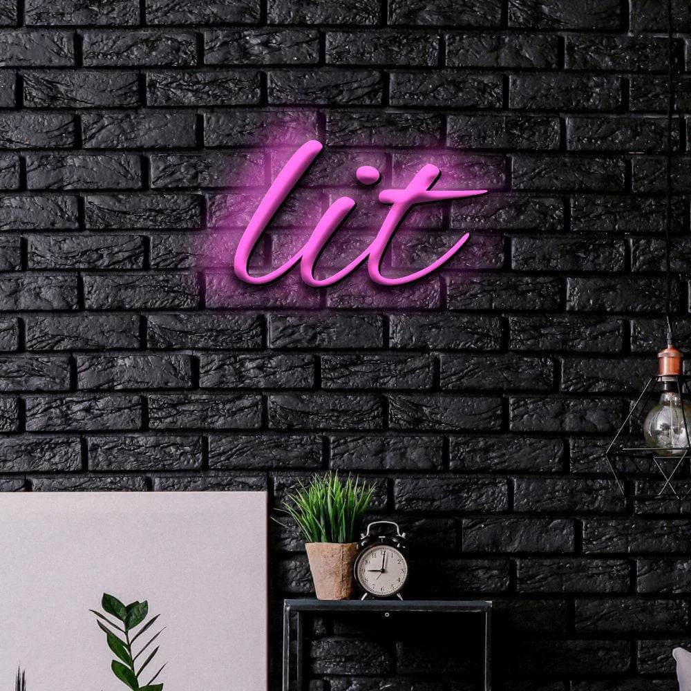 Lit LED Neon Sign - Planet Neon Made in London Neon Signs - Planet Neon
