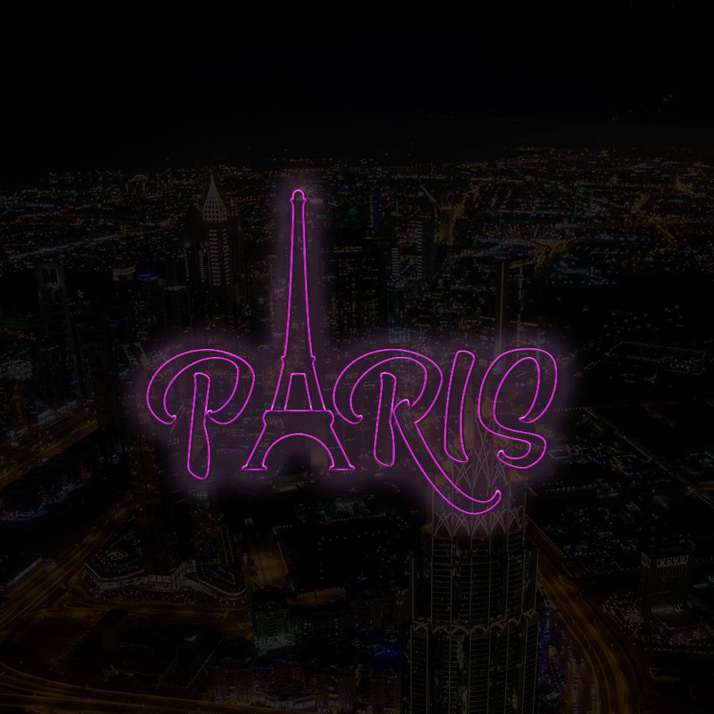 Paris City LED Neon Sign - Made in London Neon Signs - Planet Neon