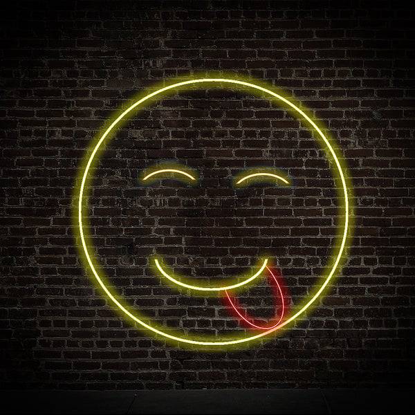 Letreiro de néon LED bobo - feito em Londres Sinais de néon Emoji - Planet Neon