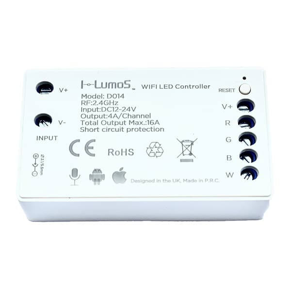 Controlador Wi - Fi LED RGBW 16A Smart 12V/24V - Planet Neon